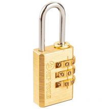 Top Tools - Gepäckschloss 21 mm mit Zahlenschloss 3-stellig in gold