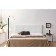 MOONIA Gepolstertes Kopfteil Kunstleder 130x50x5 cm – 50 cm – wählbar – Modernes Design – Einfache Montage