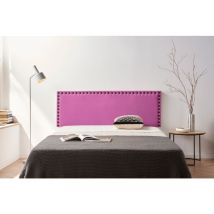 MOONIA Gepolstertes Kopfteil Aqualine 160x55x8 cm – Rahmen aus Kiefernholz – Flüssigkeitsabweisend – Elegantes Design