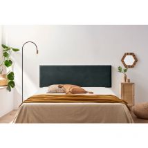 MOONIA Gepolstertes Kopfteil Aqualine 90x50x5 cm – Rahmen aus Kiefernholz – Wasserabweisend – Minimalistisches Design