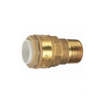 Codital - Gerade Steckkupplung Männlich 12x17 Für Kupfer 14mm Push-fit