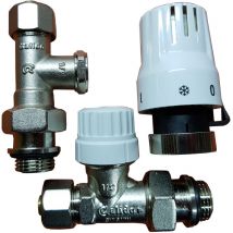 Thermostatventil-Set – Thermostatkopf, M30x1,5 – Temperaturbereich 6°C – 28°C – Maximaldruck 10 bar – CALIDO