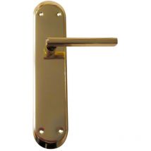 Gerader Zamak-handschlossgriff Mit Breiter Glänzender Goldplatte