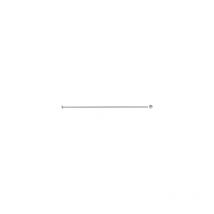 Pellet - Gerades Rohr: 1000 mm mit 2 Endstücken