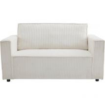 Gerades Sofa mit Schlaffunktion aus Cord Grenelle - 2-Sitzer - Beige