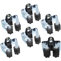 6x Wand Gerätehalter Besenhalter Schaufel Spaten Halterung mit Schrauben