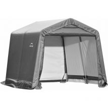 Shelter Logic Foliengerätehaus, Weidezelt 'Shed-In-A-Box', 300 x 300 cm, grau, 9 m²