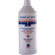 Germo - Medical soap, sapone disinfettante, flacone da 1 l, 36630