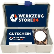 Geschenkgutschein Wert 50 € (Motiv Dunkelblau) - im Miniatur Systainer