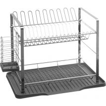 5five Simply Smart - Metallabtropfgestell 2 ebenen mit grauer platte - 5five