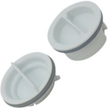 Ersatzteil - Set 2 Klarspüler Verschluss Deckel - - ariston hotpoint, indesit Scholtes 2I marchi, whirlpool, smeg, electrolux, bauknecht, creda