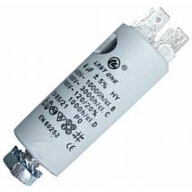 Ersatzteil - Kondensator 4 MF - - JUNKER, IBERNA, IKEA WHIRLPOOL, AEG, LADEN, ARTHUR MARTIN ELECTROLUX, BALAY, ZANUSSI, CONSTRUCTA, IKEA, MAYTAG,