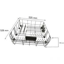 Ersatzteil - Originaler unterer Korb - - aya, vedette, grundig, bluesky, ardem, oceanic, altus, saba, far, stoves, proline, continental edison,