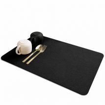 Geschirrtrockenmatte 40 X 50 Cm, Küchentrockenmatte, Super Saugfähig Und Rutschfest, Für Die Unterseite Von Kaffeemaschinen, Zum Schutz Der 