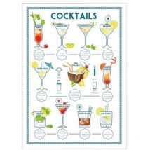 Geschirrtuch 50 X 70 Cm - Cocktails - Winkler