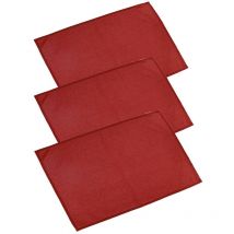 Geschirrtuch-Set 3-teilig ziegelrot Juliette cm50x70