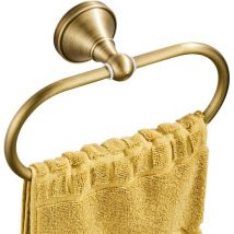 Anneau-torchon Porte-serviette Ovale En Laiton Antique Support-serviette Pour Accessoires De Cuisine Salle De Bain Fixé Au Mur, Bronze Brossé