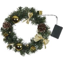 LED-Tannenkranz Decorage, 30 cm, Metall - Star
