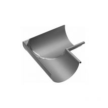 Profils De France - Geschweißter Winkel halbrund innen aus Zink Durchmesser 25