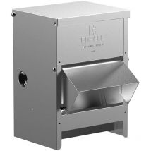 Trichter-Hühnerfutterautomat für den Außenbereich mit Visier, 24 kg, 47 x 20 x 50 cm