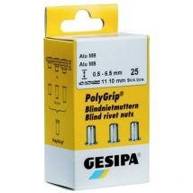 1464838 Occhiello (ø x l) 9 mm x 18 mm M6 Acciaio inox 25 pz. - Gesipa