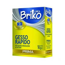 Prima - K2 linea briko gesso rapido bianco in polvere - kg.1 in scatola