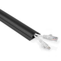 Gestion Des Câbles Conduit 1 Pièces Épaisseur Maximale Du Câble: 16 Mm Pvc Noir Nedis Cmdt4516bk1500
