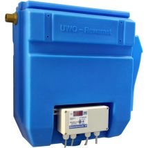 UWO – Gestionnaire d'eau de pluie REWAMAT 60 – Volume, Hauteur, Mode de fixation, Configuration de la cuve, Caractéristiques de la cuve, Largeur, 