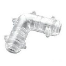 GEV - lrg 20818 - Transparent L-shaped electrical connection