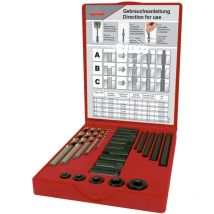 Ruko – Gewindeausdreh-Satz 25-teilig M5 bis M16 – Kunststoffkassette