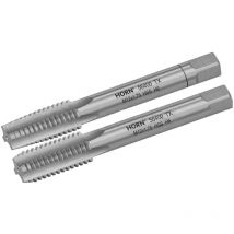 Bricoline - Gewindebohrer M16x1,00mm, Gwintownik, 2 Stück, zum Gewindeschneiden de Standardgewinde in Metallen, ideal für Stahl und Aluminium,