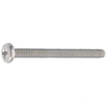 Gewindeschrauben M6 x 30 mm ph 3 Linsenkopf - 6 Stk. Gewindestangen - Connex