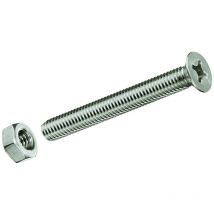 Gewindeschrauben Seko Eisen verzinkt din 965 m 5x 10 mm sb= 50