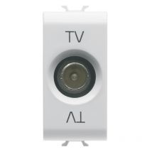 Chorus pasando por la toma de tv GW10363 - Gewiss