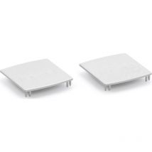 GEZE – Set Stirnabdeckungen Levolan 60/120 – Deckenmontage – Aluminium – eloxiert – naturton
