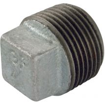 Gf 3in BSPT Male Hollow Plug Galvanised GF291G - GF291-3