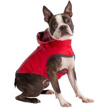 Gf Pet Elastofit Regenmantel Für Hunde, Rot - L