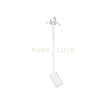 Gea Luce - Gfa1392- Faretto Ad Incasso Orientabile 1 Luce Attacco Gu10 Colore Bianco Satinato D.5,7cm H.40,7+9cm