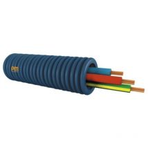 Pm Flex - Gaine icta préfilée 3x1,5 mm² ø 16 mm H07V-U orange-orange-rouge couronne 100 m - pm plastic materials
