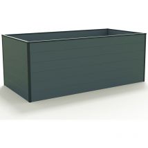 GFP - Hochbeet Kräuter-Gemüse-Beet Aluminium christina - 195x99x77cm formstabil und witterungsbeständig mit Aluminium-Hohlkammerprofilen