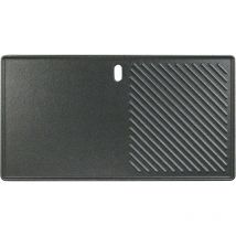 43,5 x 23,5cm Plaque de Cuisson universel en fonte pour Landmann emaillee Triton 2 brûleurs, Landmann Miton 4, Enders Kansas Pro 4 Boston 4, plaque