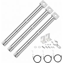 31-44cm Tube de Brûleur accessoires pour Campingaz, Landmann, Taino, Tepro, Napoleon, Charbroil, Enders Monroe, Mr Gardener, universal réglable