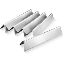 38,9cm Flavorizer Bar en acier inoxydable pour Weber Spirit i E/S/SP-310 320 330, Spirit ii E/S-310 210 avec bouton de commande avant (2013-2017),