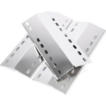 40 x 17 cm Universelle Diffuseur de Chaleur Plaque chauffante Pièces de rechange, Distributeur de flamme en acier inoxydable Accessoires de bouclier