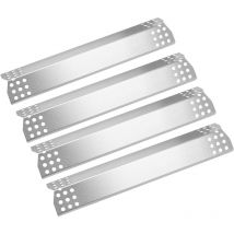 41 x 8 cm Universelle Diffuseur de Chaleur pièces de rechange pour Gril à gaz Master Chef, Monument, Distributeur de flamme en acier inoxydable