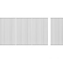 41,5 x 89 cm Grille de cuisson en acier inoxydable pour Burnhard Fat fred Serie, Lot de 4 - Gftime