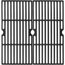 Lot de 2 Grille de cuisson en fonte 43 x 21cm pour Charbroil, Enders Boston 3, Enders Monroe 3 Pro, Barbecook Siesta 310, Landmann Triton 3 & 4,
