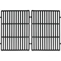 66095 Grilles de Cuisson en fonte pour barbecues à gaz Weber Genesis ii & ii lx 300 Serie, Genesis ii e/s 310, ii ex 315, ii 335 et Genesis ii lx