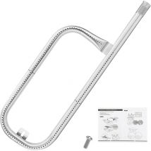 60040 43cm Tube de Brûleur accessoires pour Weber Q100 Series Q100 Q120 Q1000 Q1200, pièce détachée pour barbecue Weber 41657 brûleur de tube en