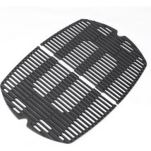 7646 45,2 x 31,8cm Grille de cuisson en fonte pour Weber Q300 Q320 Q3000 Q3200, pièce détachée pour barbecue grill grid accessoire pour Weber Q300
